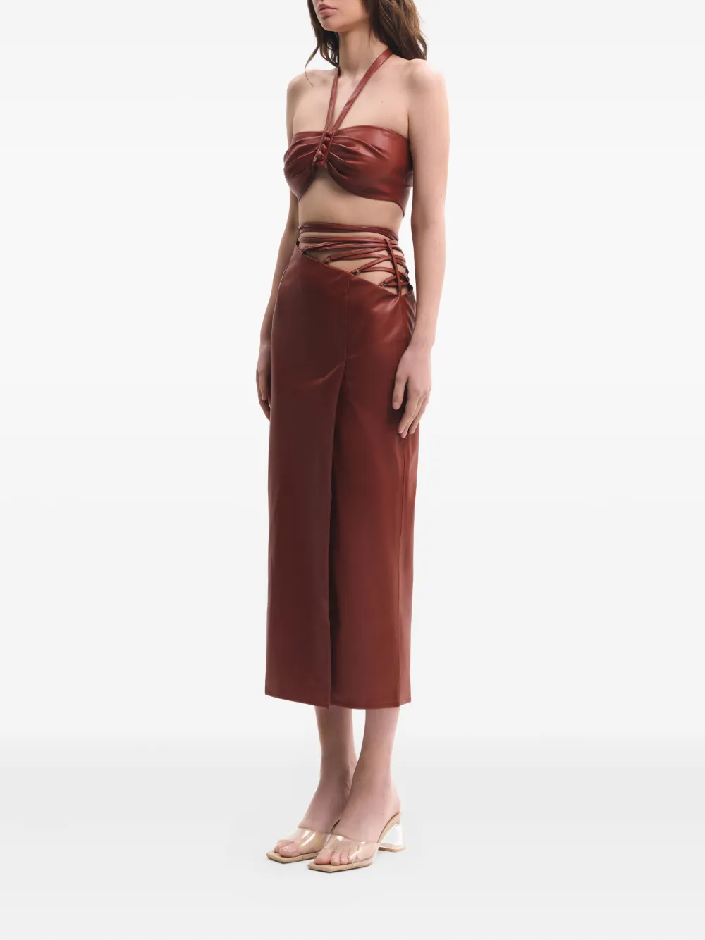 Lika lace-up midi skirt | Asymmetric & Draped Skirts | Image 2
