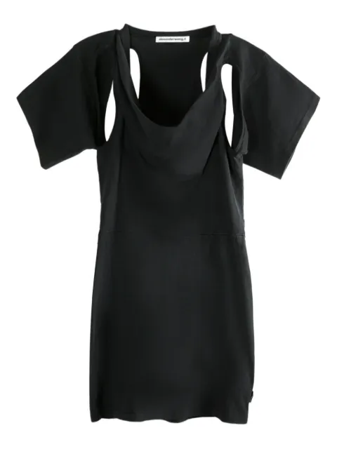 Alexander Wang cut-out draped mini dress