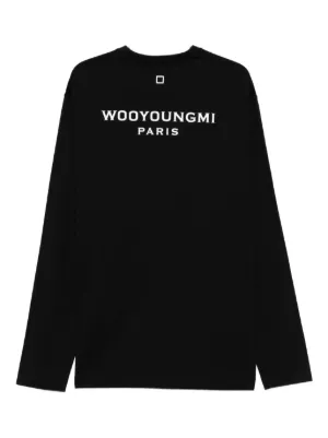 WOOYOUNGMI 25SS バック ロゴ パリス プリンティング T シャツ WOOYOUNGMI.COM | OFFICIAL ONLINE STORE