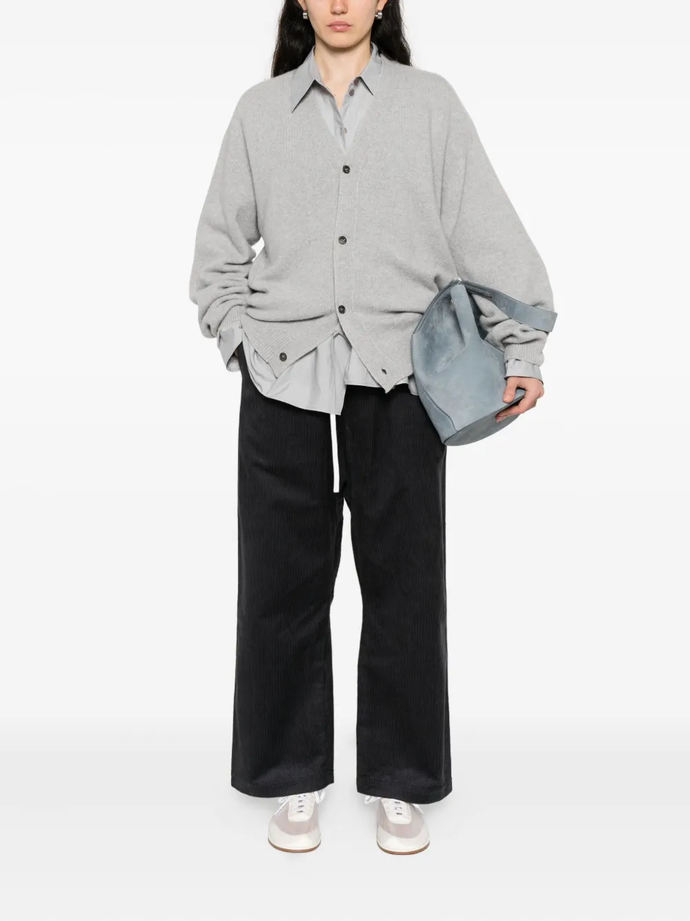 Sofie D'hoore Ribfluwelen broek Grijs