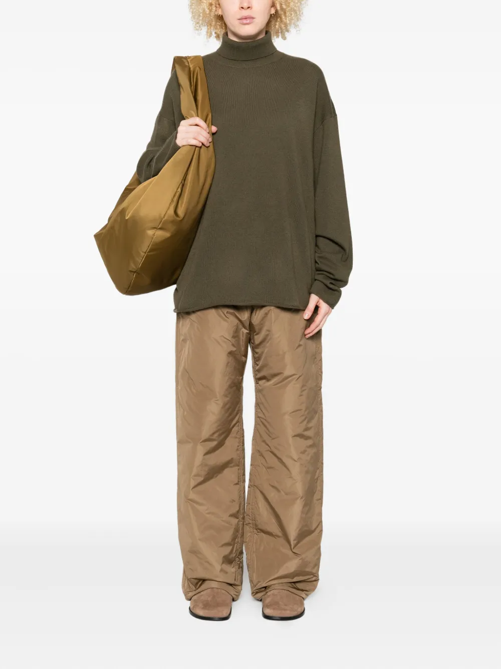 Sofie D'hoore Marchi turtleneck cashmere sweater Groen
