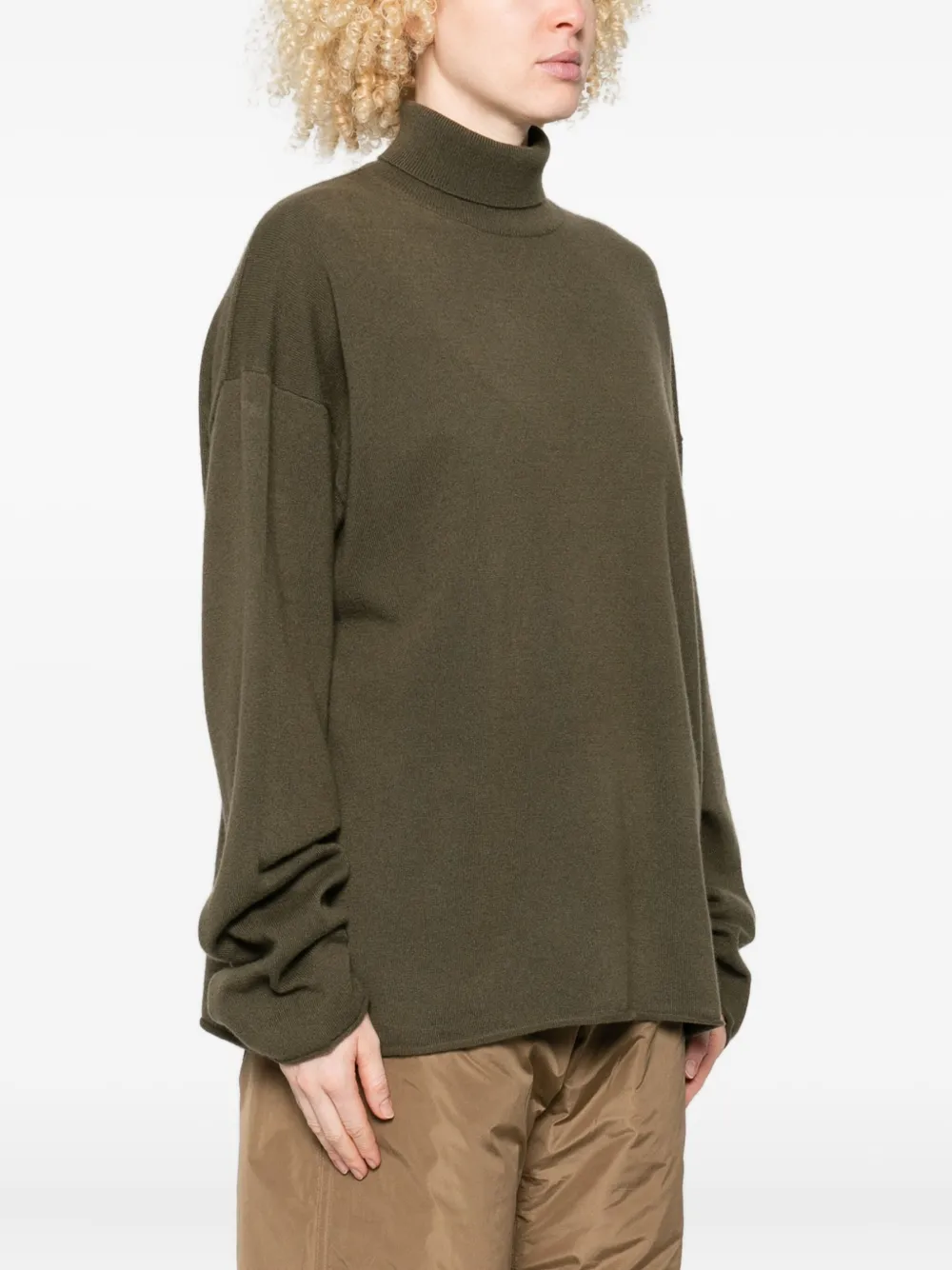Sofie D'hoore Marchi turtleneck cashmere sweater Groen