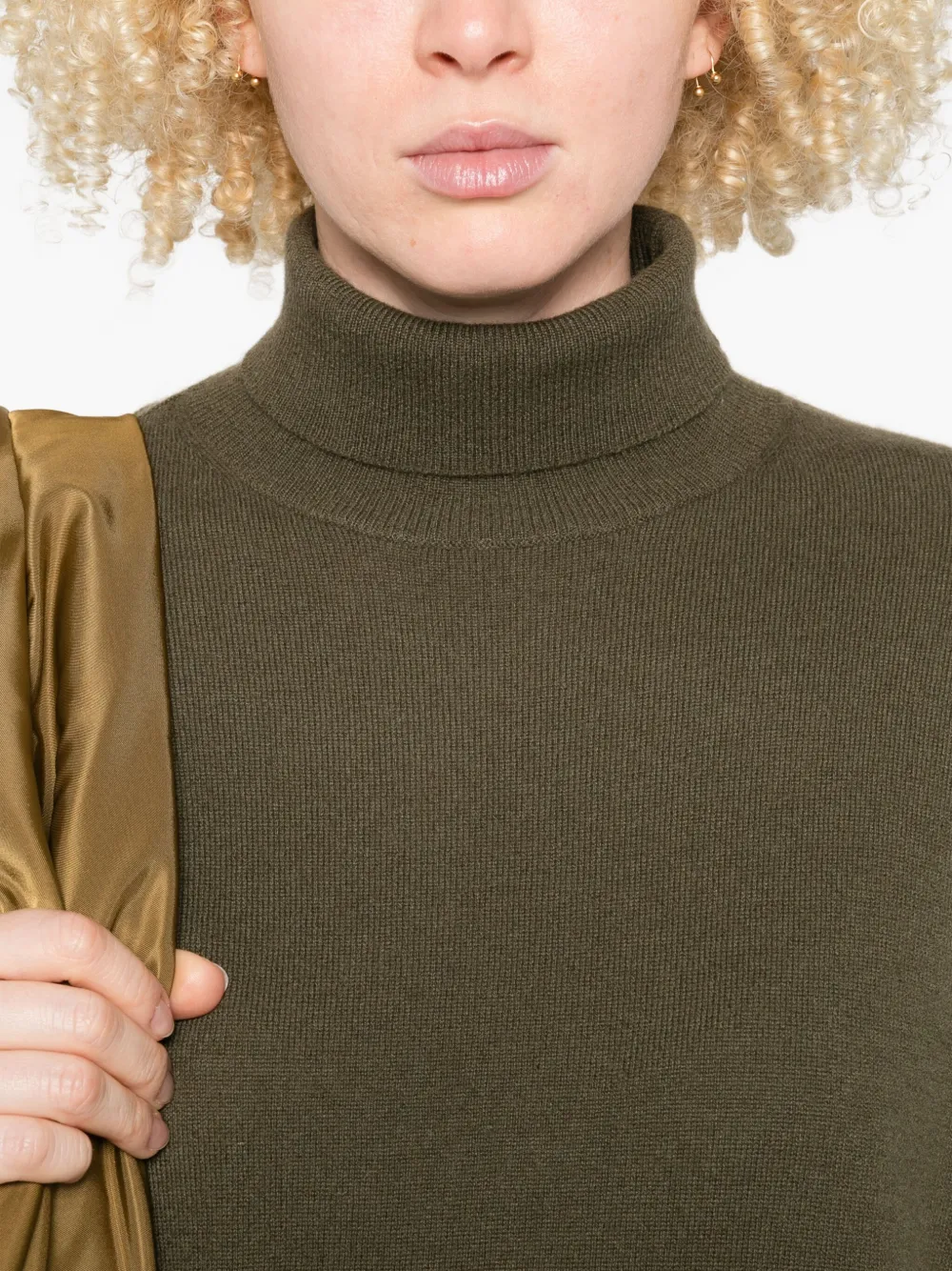 Sofie D'hoore Marchi turtleneck cashmere sweater Groen