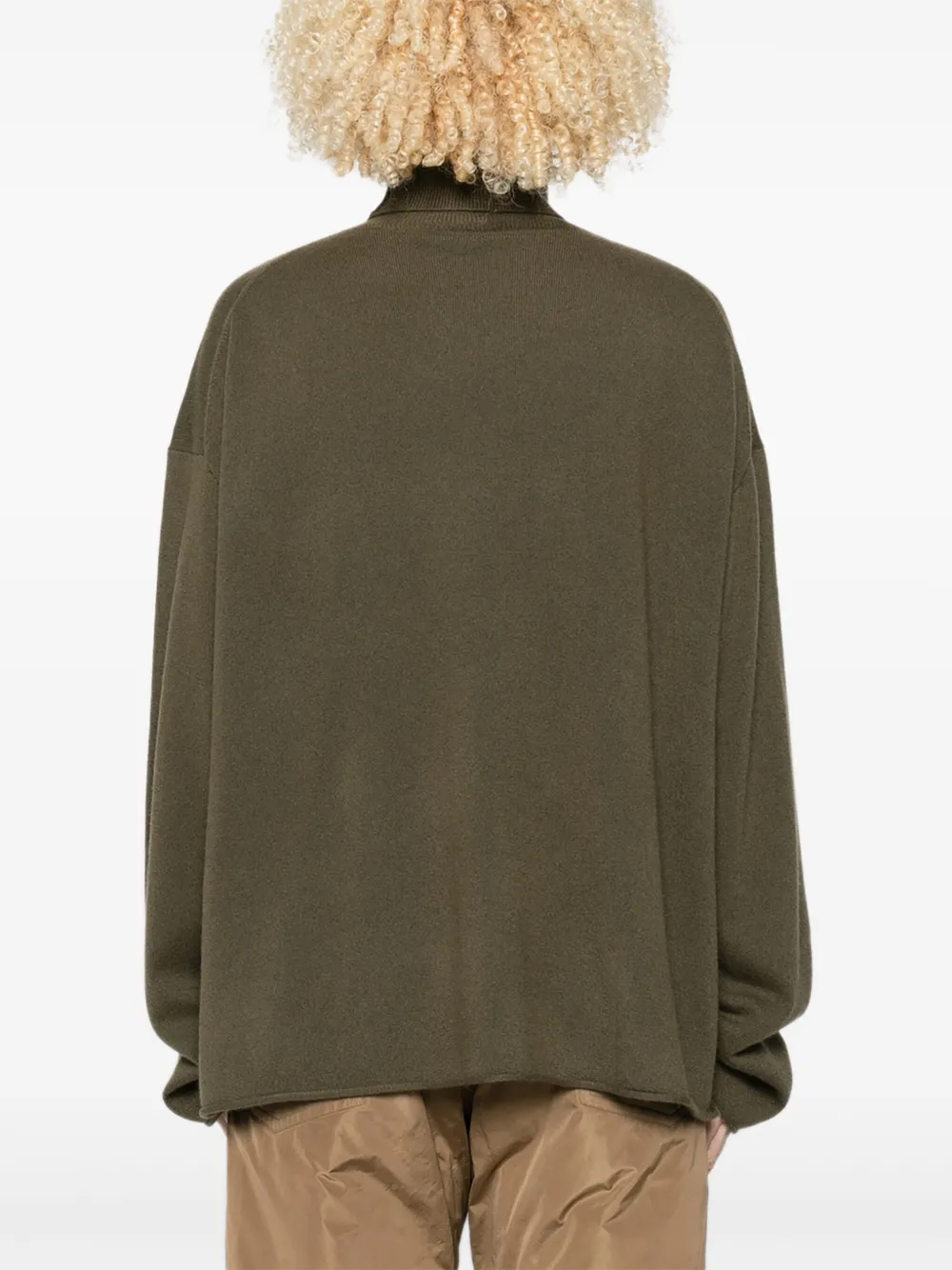 Sofie D'hoore Marchi turtleneck cashmere sweater Groen