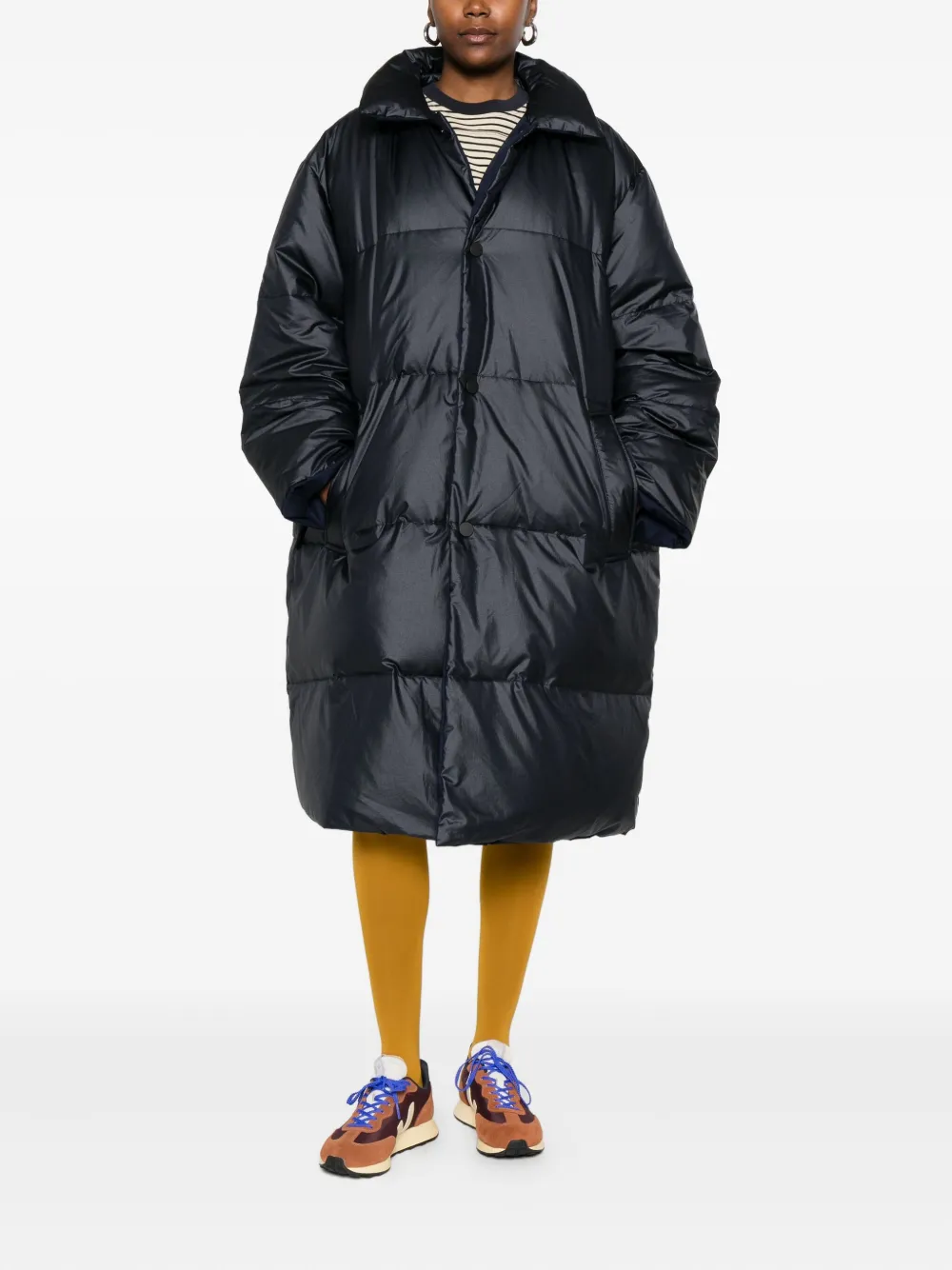 Sofie D'hoore quilted button coat | Single Breasted Coats | Image 2