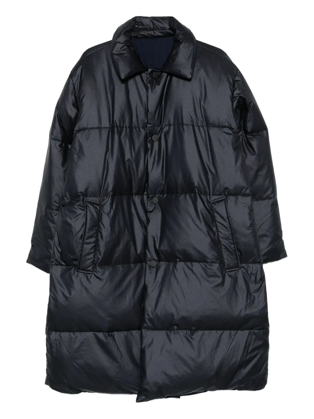 Sofie D'hoore quilted button coat | Blue | Image 1