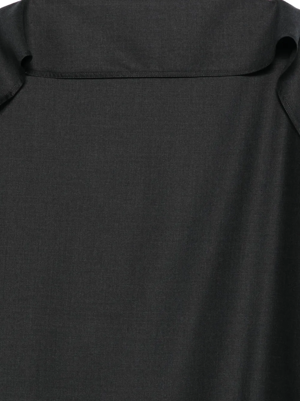 Sofie D'hoore Ruffled-collar Midi Dress In Gray