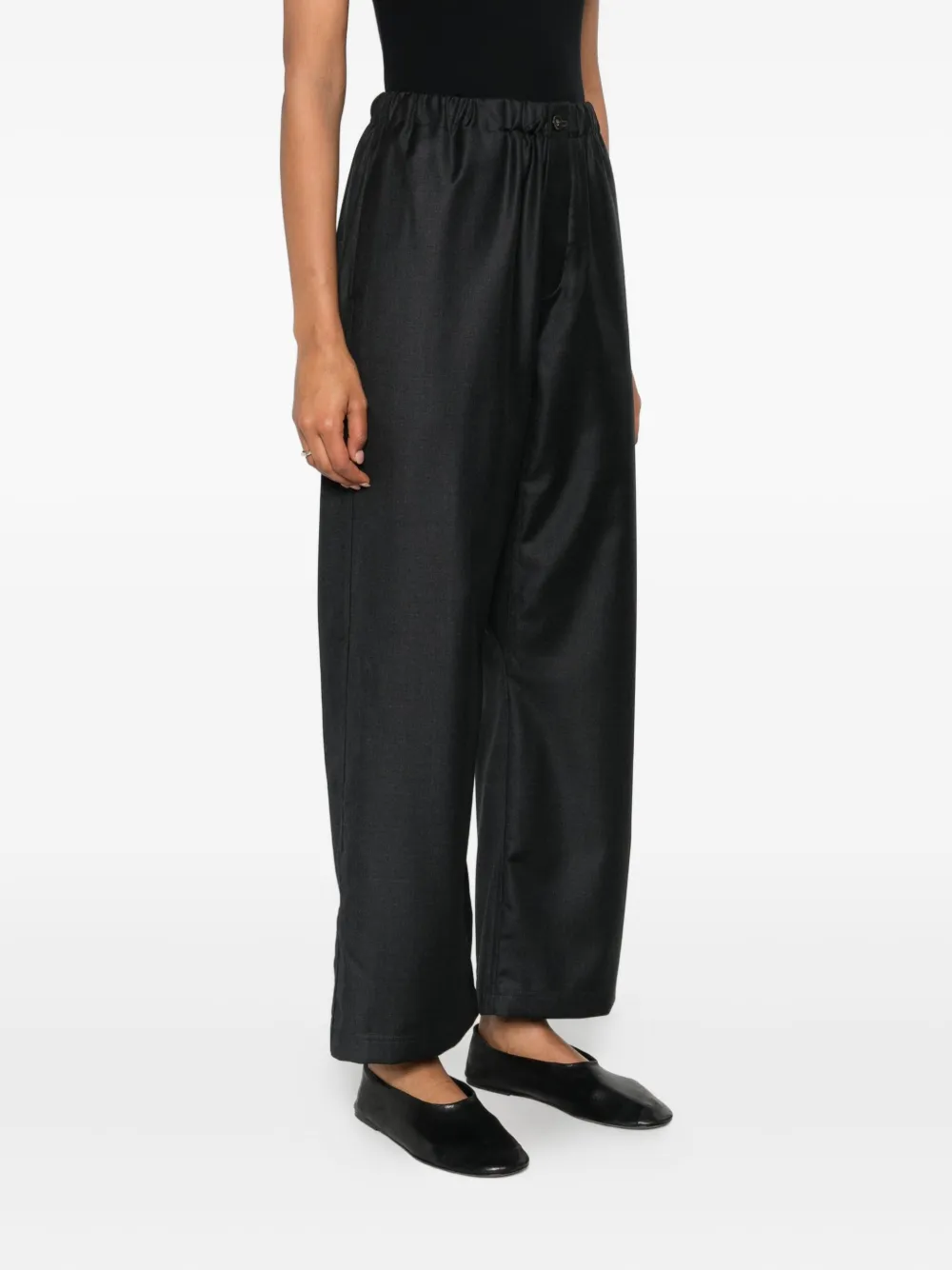 Sofie D'hoore Elastic-waist Trousers In Gray