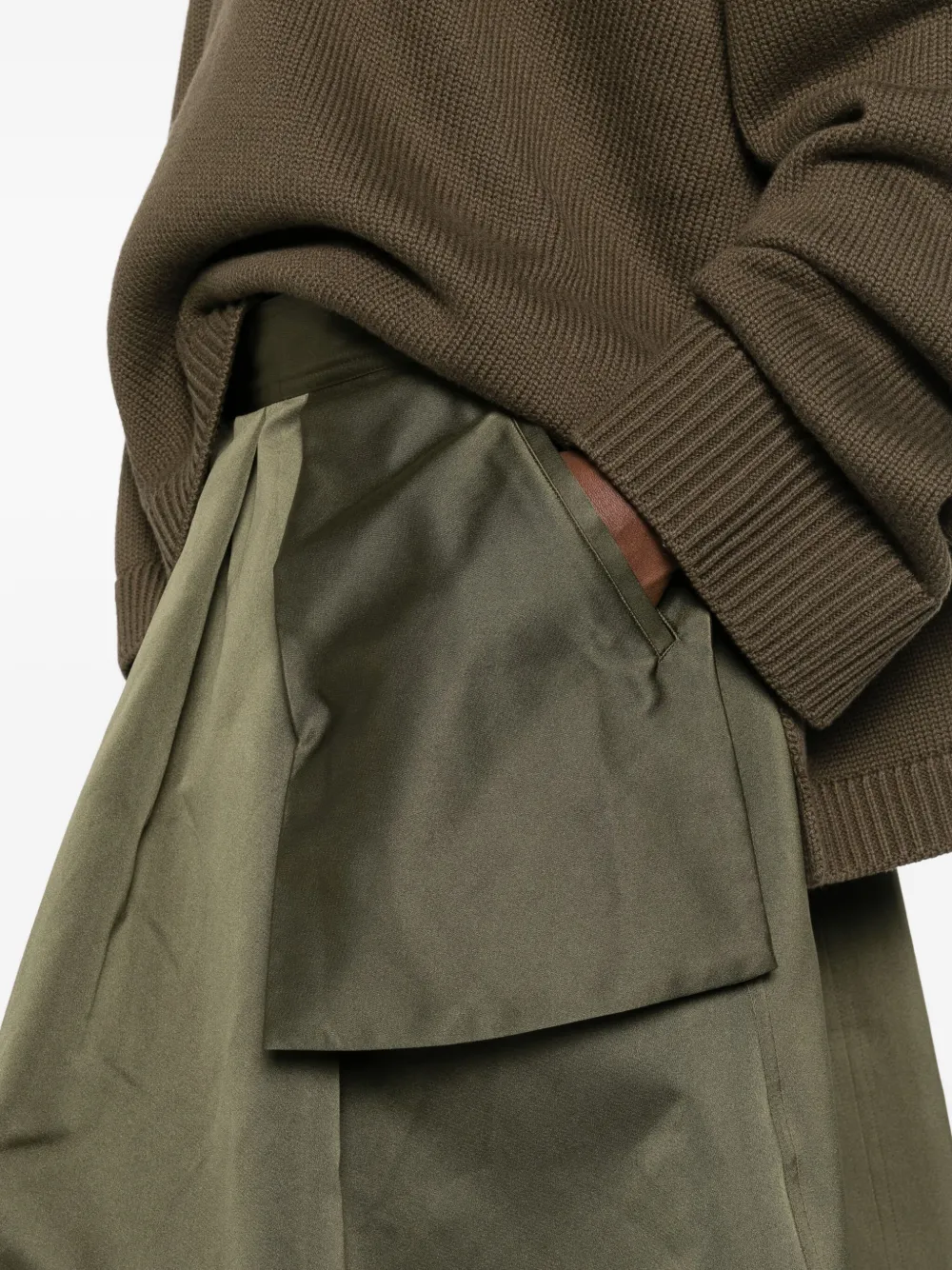 Sofie D'hoore Pleated Skirt In Green