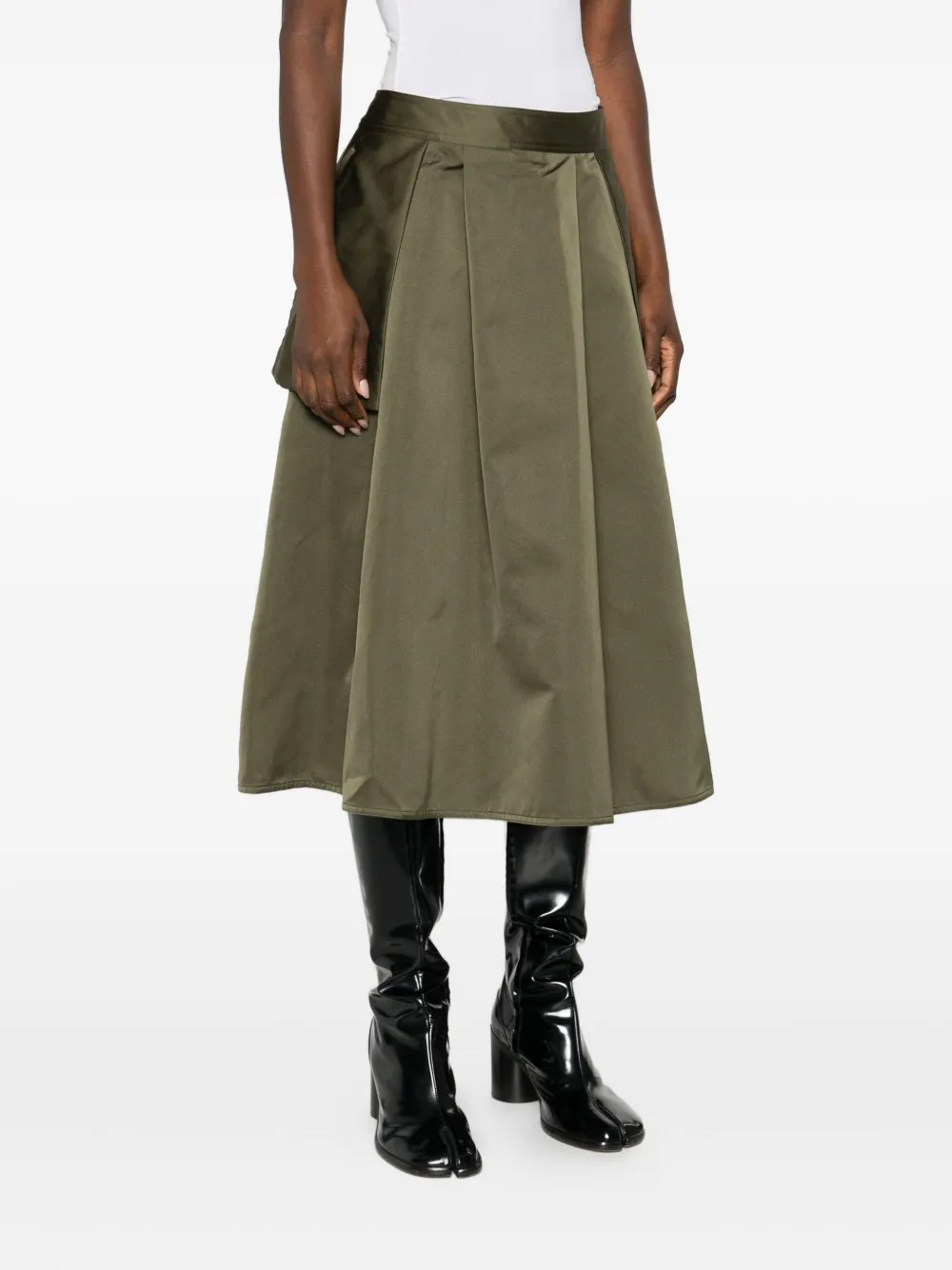 Sofie D'hoore Pleated Skirt In Green