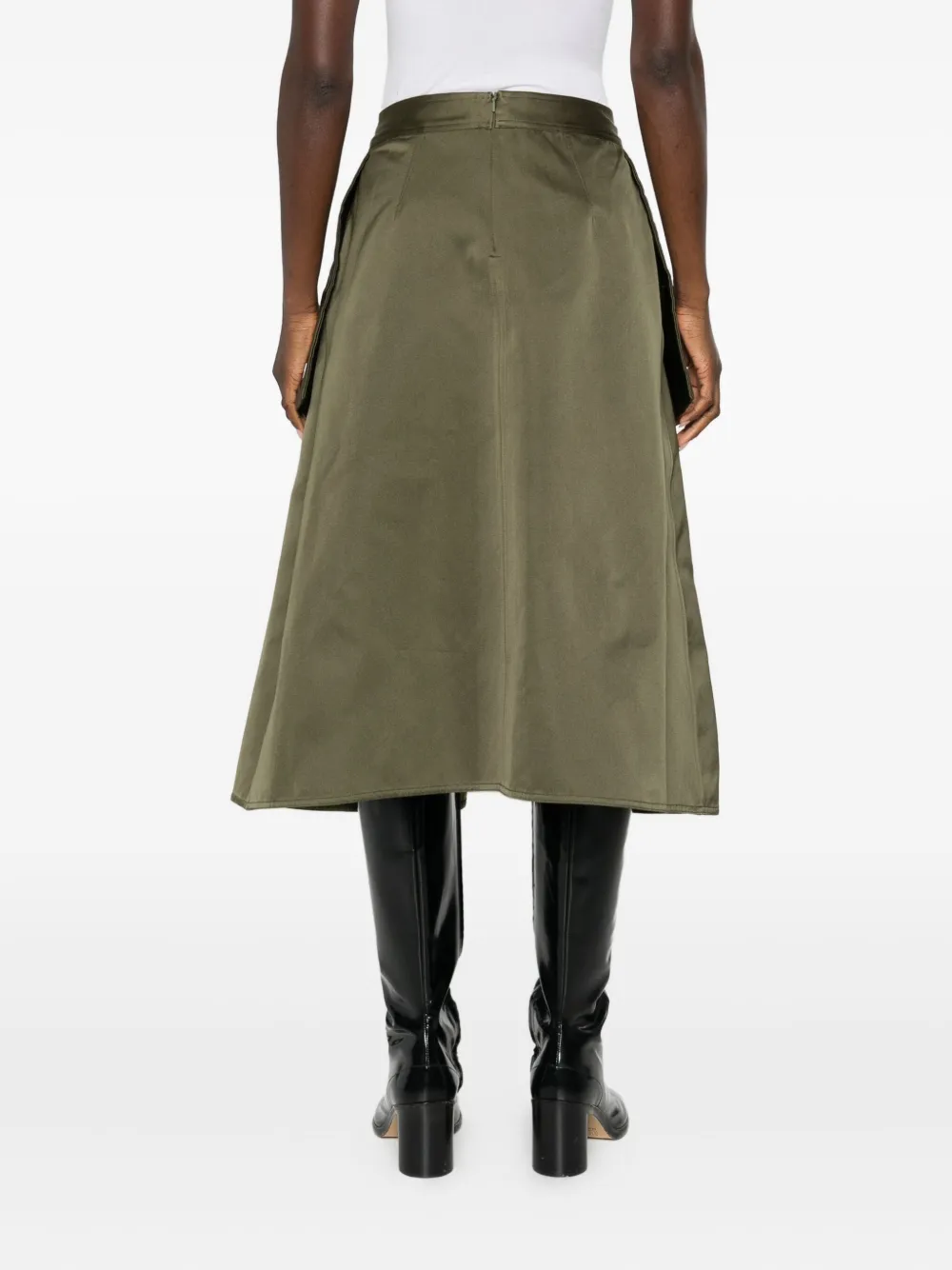 Sofie D'hoore Pleated Skirt In Green