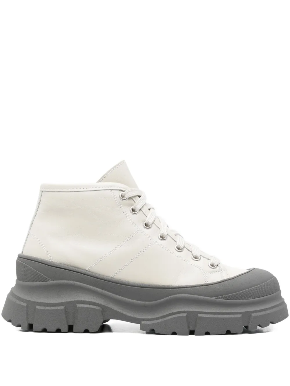 Sofie D'hoore lace-up chunky-sole boots | Neutrals | Image 1