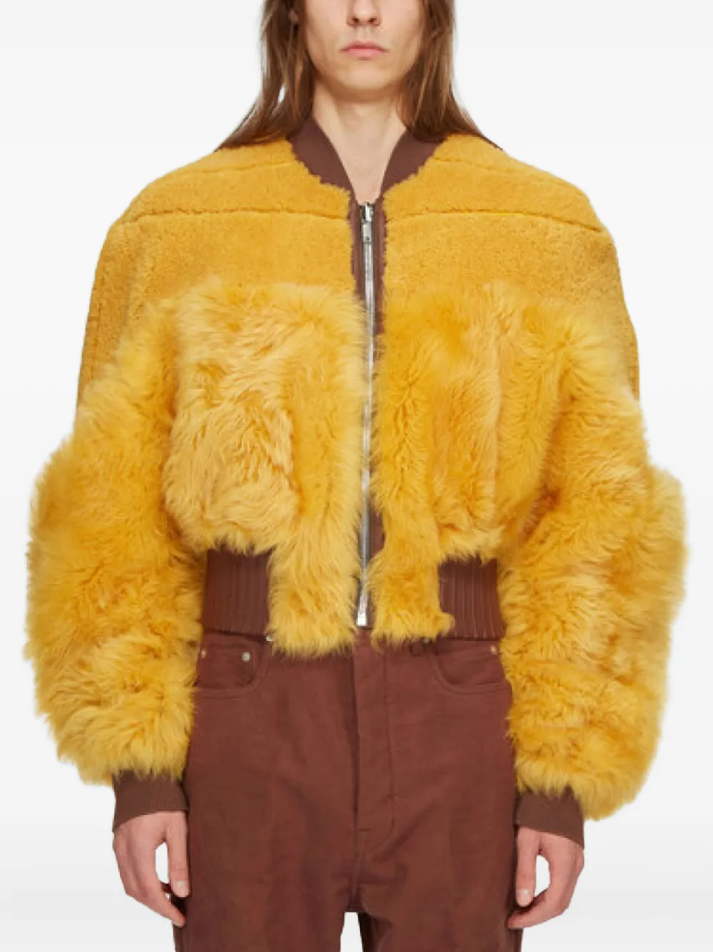 Rick Owens shearling bomber jacket | Leather Jackets | Image 2