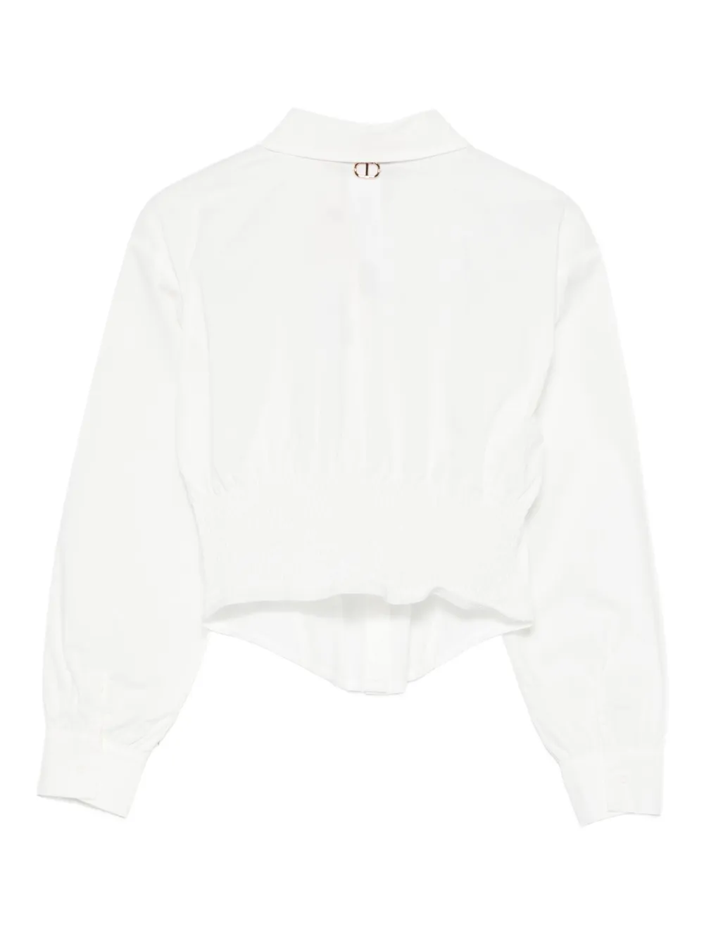 TWINSET Kids long-sleeve buttoned shirt Wit