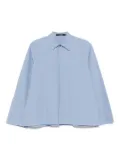 Sofie D'hoore Breton buttoned-up bell-sleeve shirt - Blue