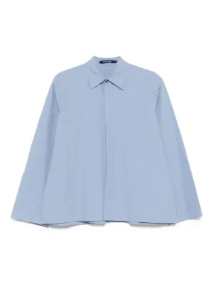 Tシャツ・カットソー SOFIE D D'HOORE LONG SLEEVE SHIRT WITH FRONT BUTTONS Sofie D'Hoore Brit Long Sleeve Shirt in Woven Stone Curated