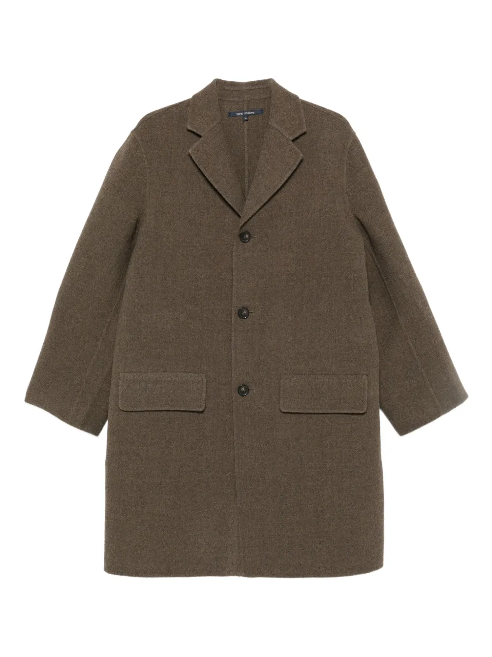 Sofie D'hoore single breasted coat | Brown | Image 1