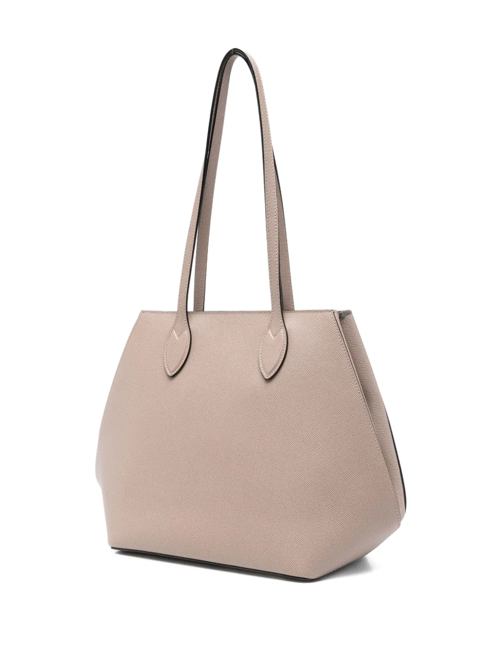 Valextra Leren shopper Beige
