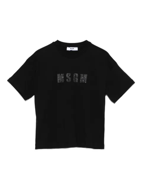 MSGM Kids logo-print cotton T-shirt