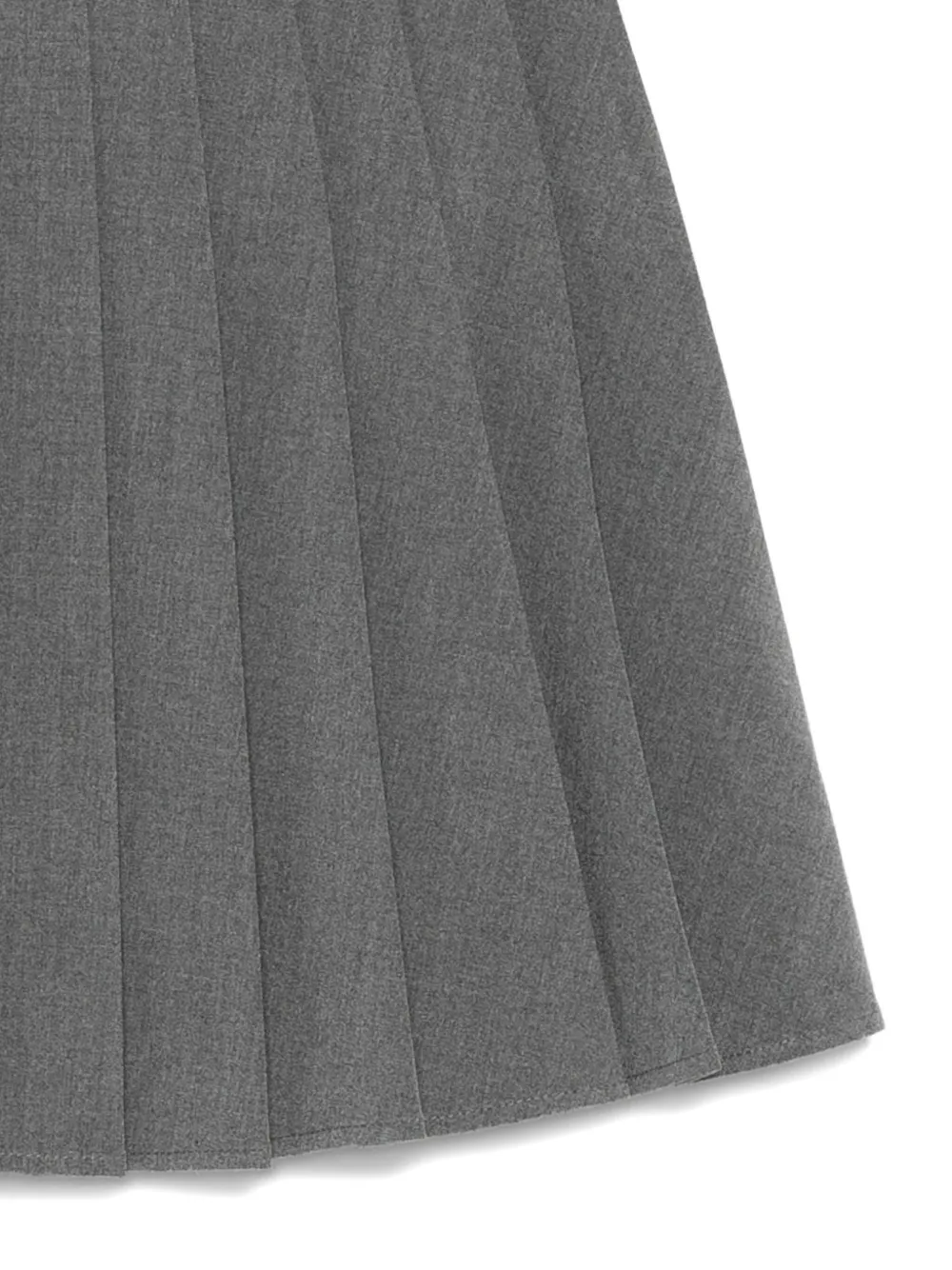 TWINSET Kids pleated skirt Grijs