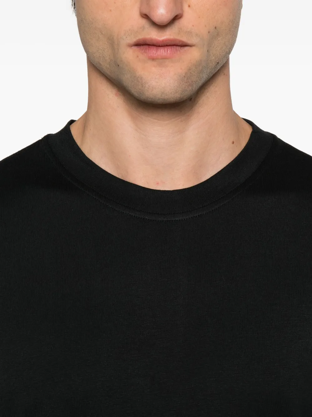 Paolo Pecora T-shirt met lange mouwen Zwart