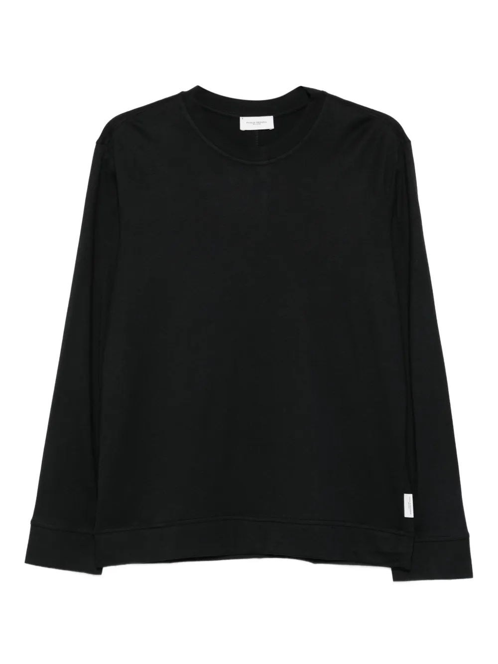 Paolo Pecora T-shirt met lange mouwen Zwart