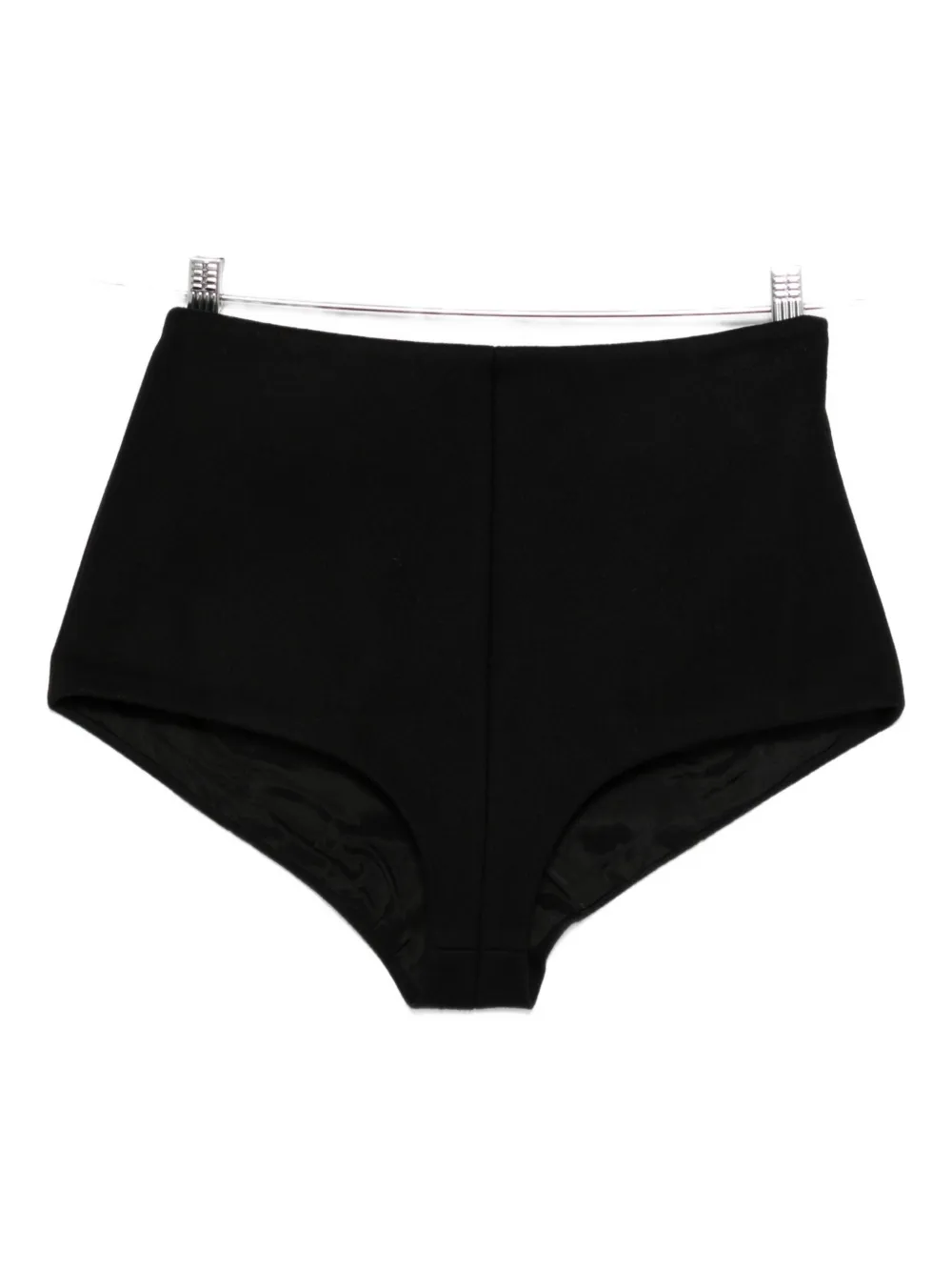 The Andamane High-waisted Mini Shorts In Black