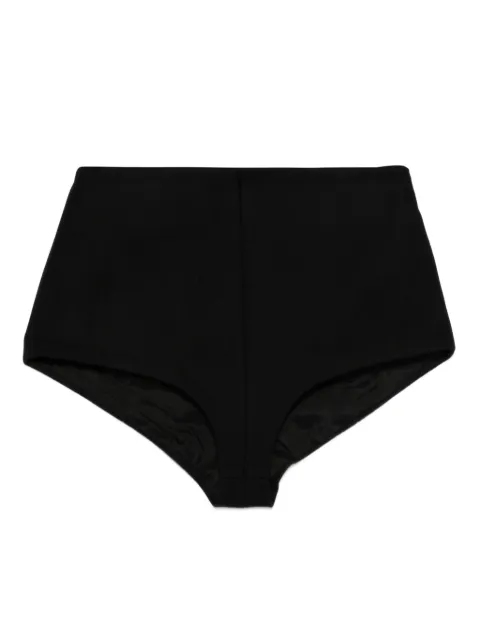 THE ANDAMANE high-waisted mini shorts