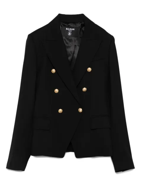 Balmain Kids double-breasted button-detail blazer