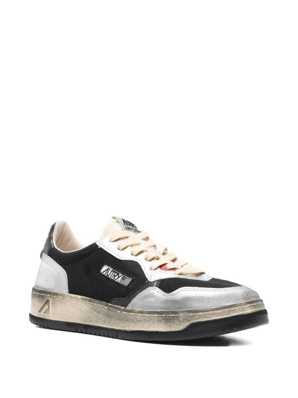 Autry Super Vintage leather sneakers Black