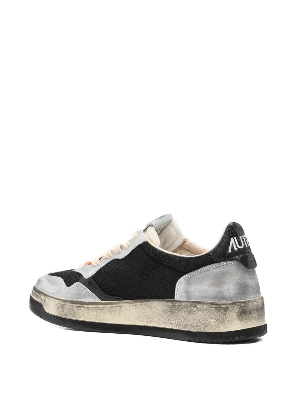 Autry Super Vintage leather sneakers Black