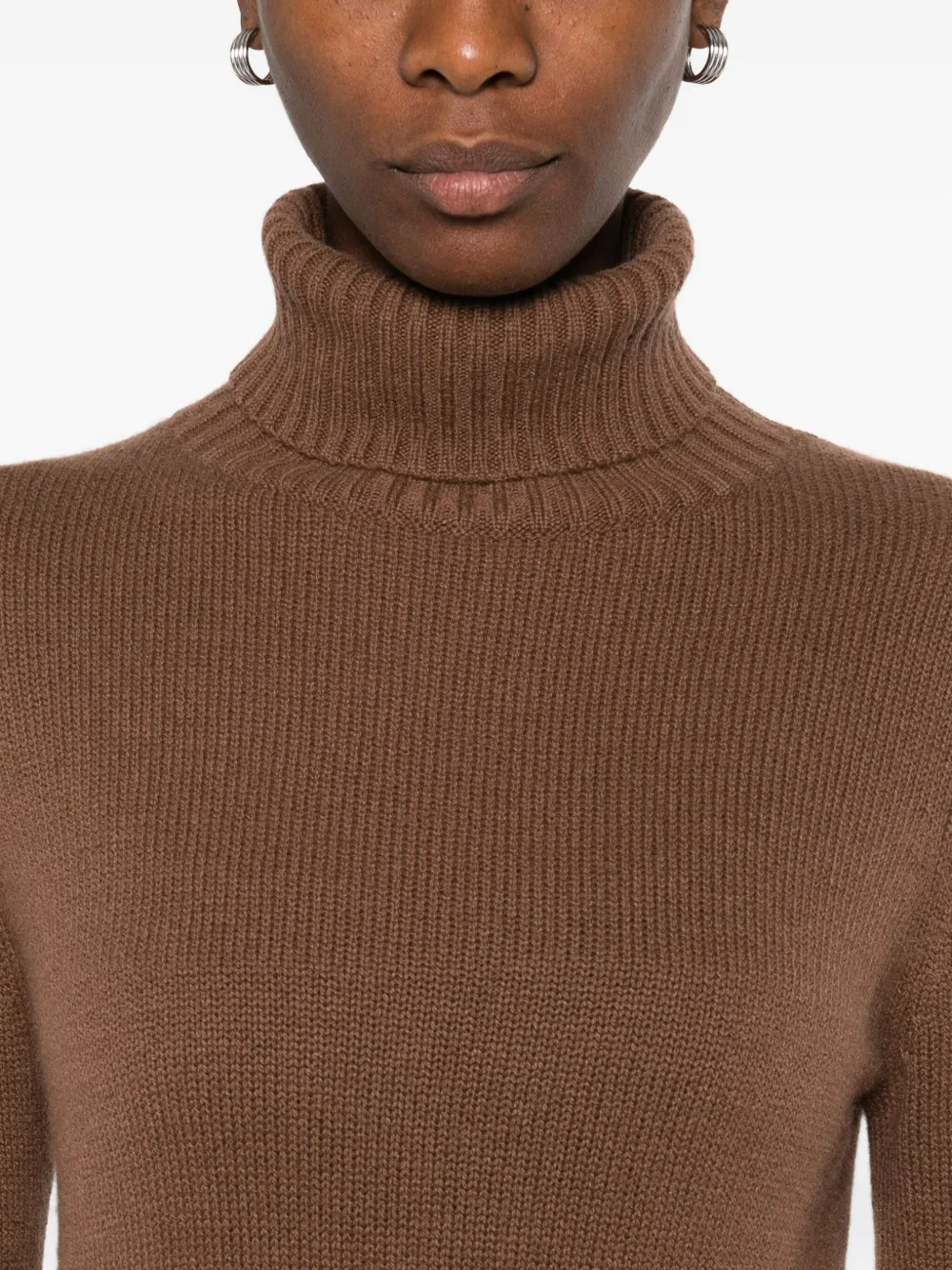 Allude turtleneck wool sweater Bruin