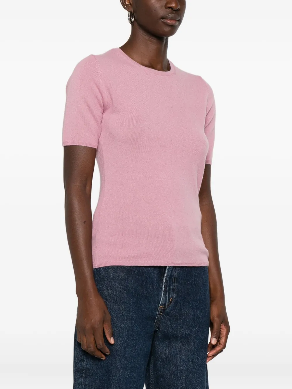 Allude Kasjmier T-shirt Roze