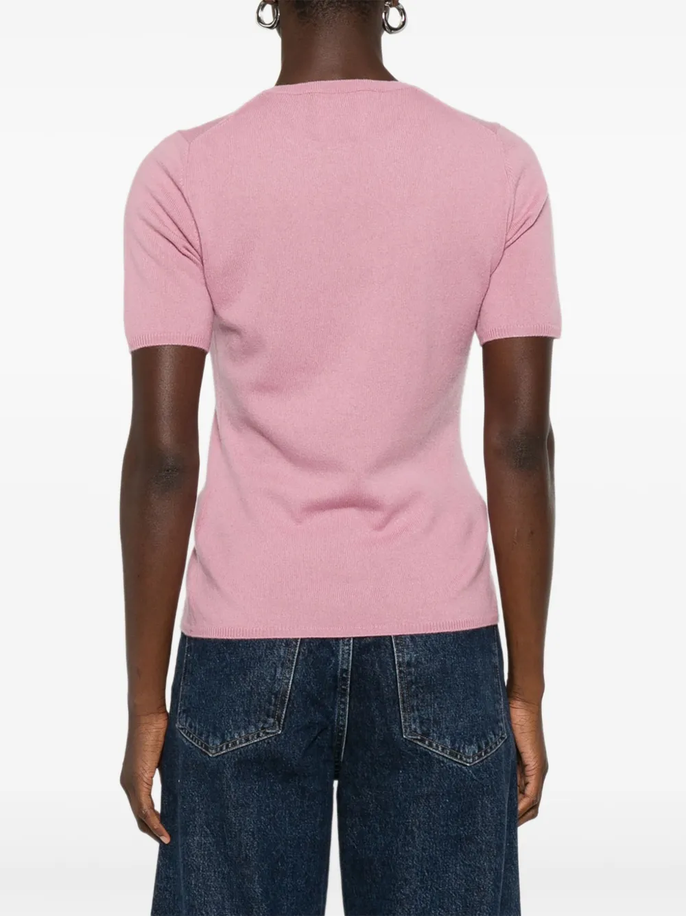 Allude Kasjmier T-shirt Roze