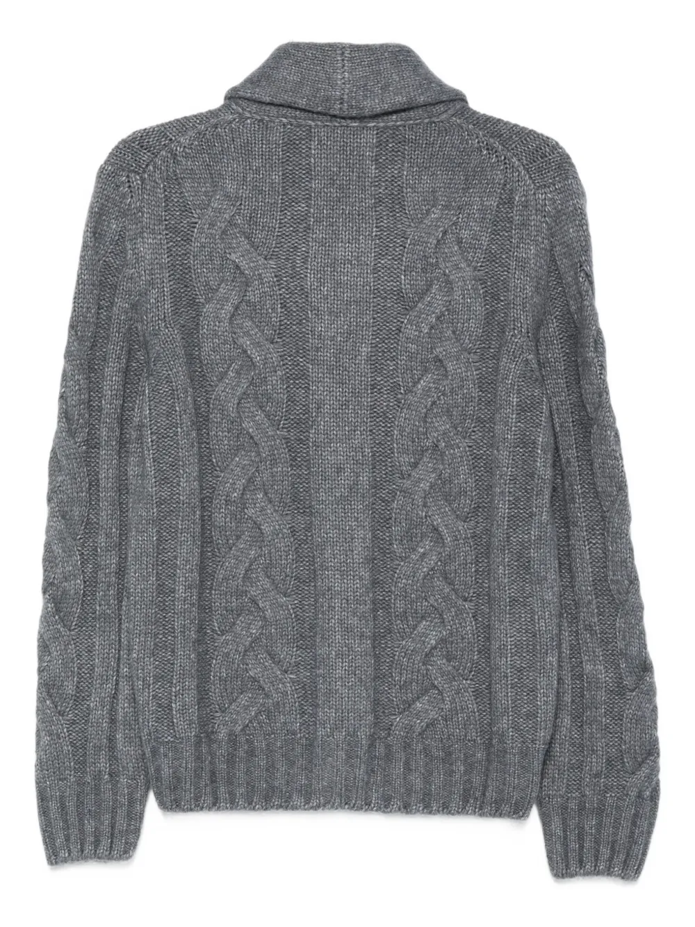 Barba cable-knit shawl-collar cardigan | Cardigans | Image 2