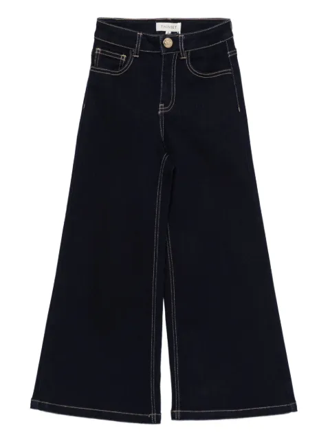 TWINSET Kids wide-leg jeans