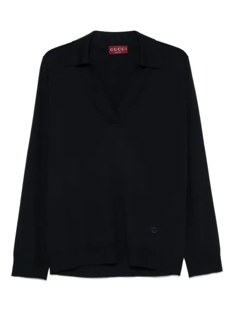 Gucci polo-neck logo top