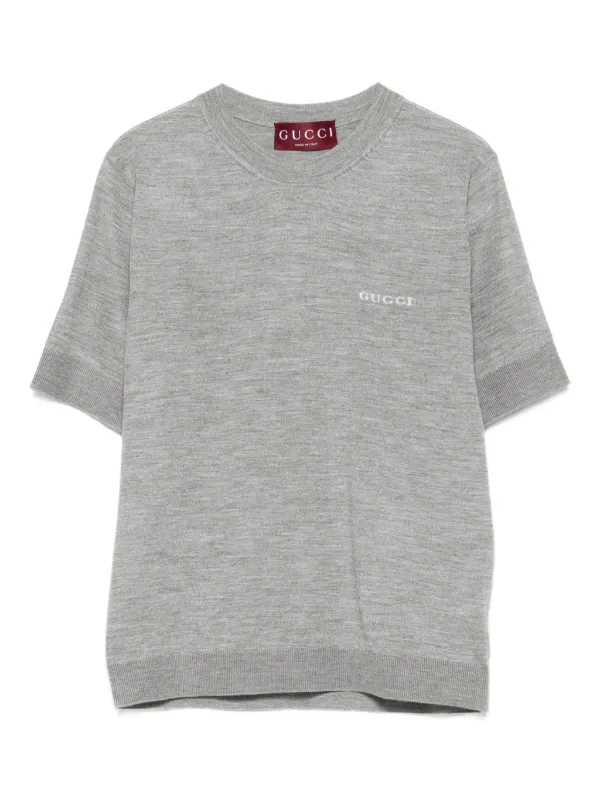 Gucci ロゴ Tシャツ | グレー | FARFETCH JP