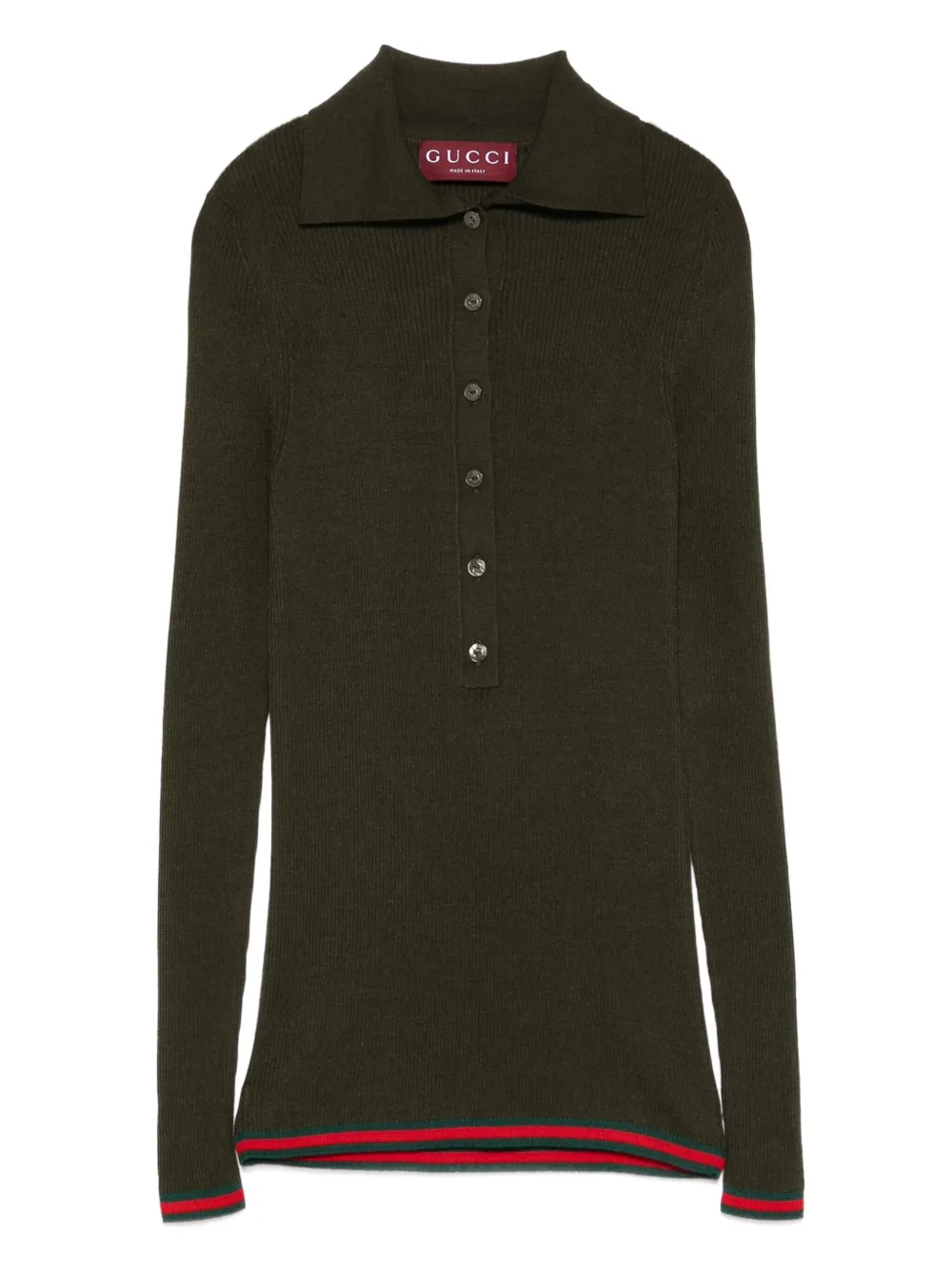ribbed polo top