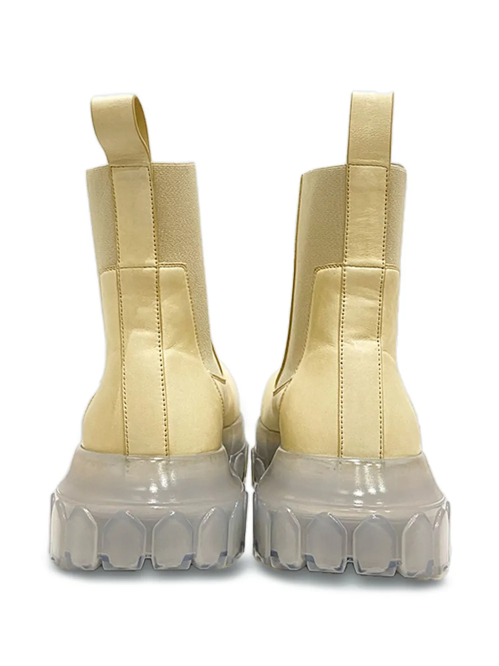 Rick Owens Beatle Bozo Tractor chelsea boots Neutrals
