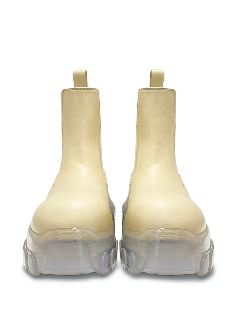 Rick Owens Beatle Bozo Tractor chelsea boots Neutrals
