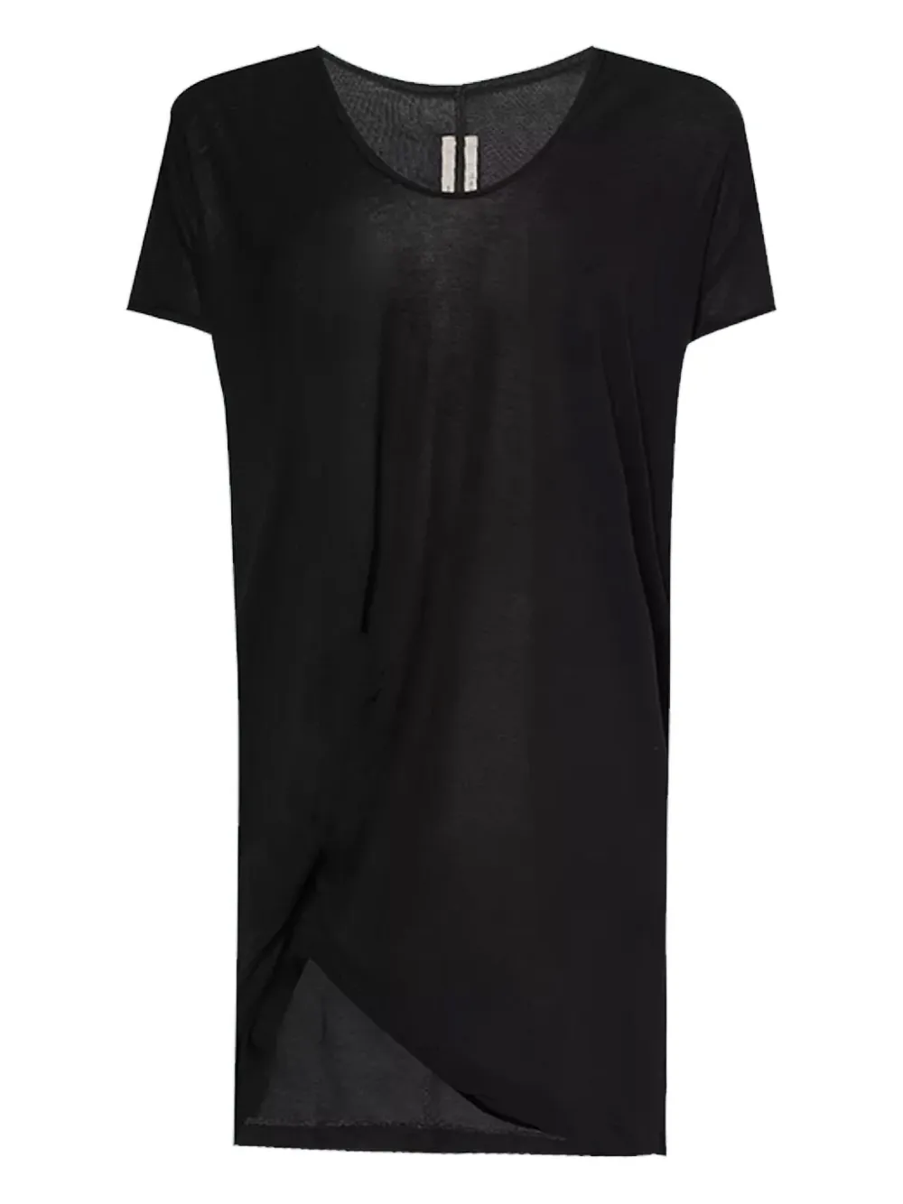 Rick Owens asymmetrical short-sleeve top | Black | Image 1