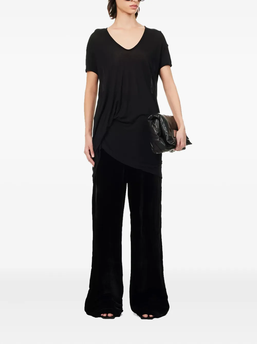 Rick Owens asymmetrical short-sleeve top | T-Shirts & Jersey Shirts | Image 2