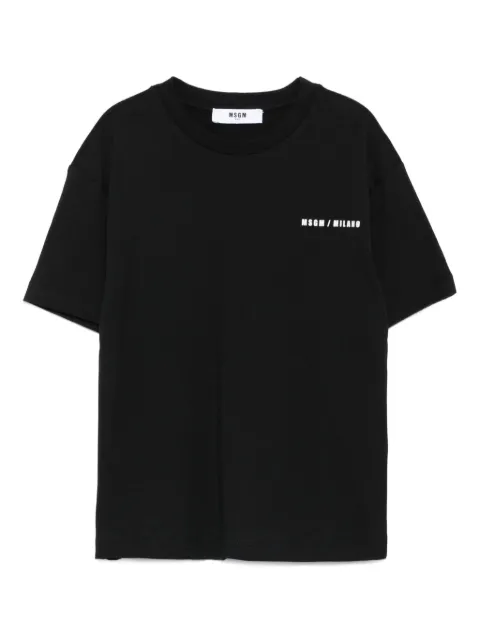 MSGM Kids logo-print cotton T-shirt