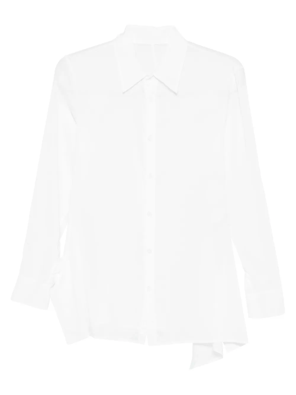 Yohji Yamamoto flared button-fastening shirt | White | Image 1