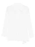 Yohji Yamamoto flared button-fastening shirt - White