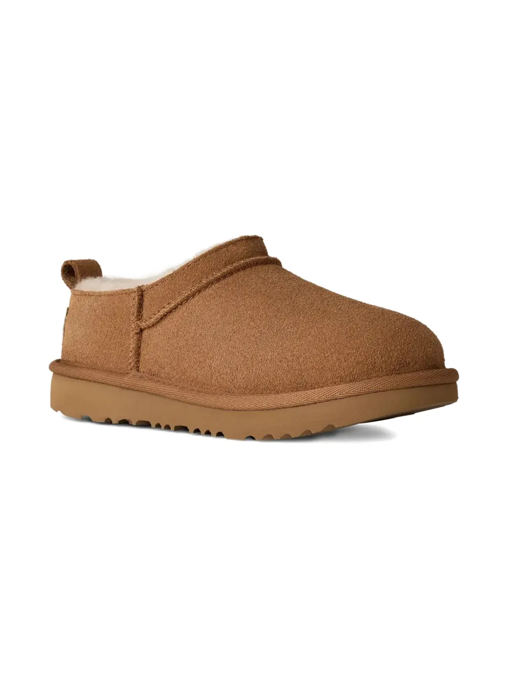 Ugg Kids' Classic Micro Suede Leather Boots In Brown