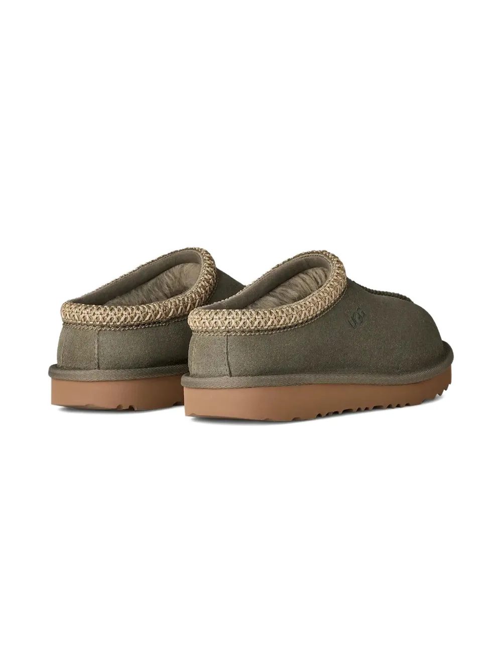 Ugg Kids' Tasman Ii Braided-trim Slippers In Green