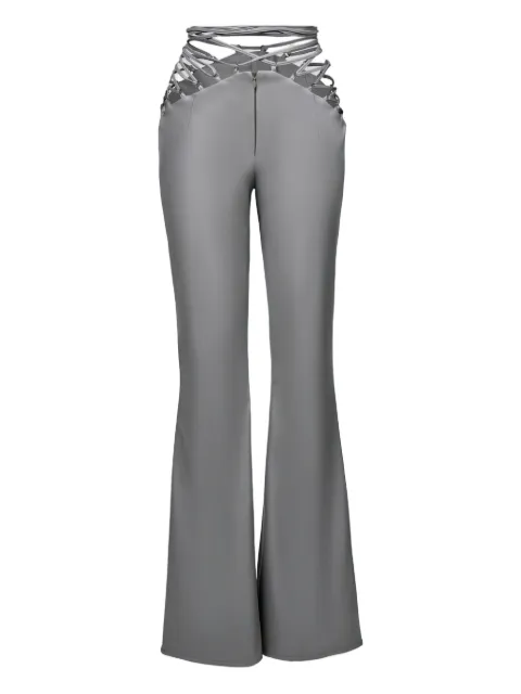 Lika lace-up flared trousers