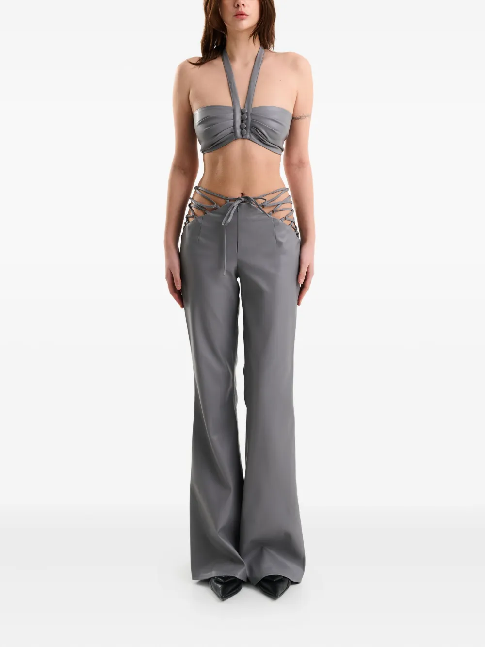 Lika lace-up flared trousers | Flared & Bell-Bottom Pants | Image 2